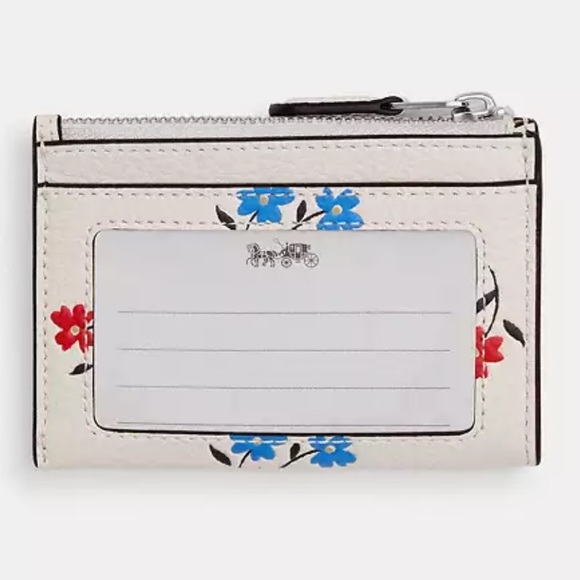 Coach Mini Skinny Id Case With Floral Print nwt in packaging - Picture 2 of 6